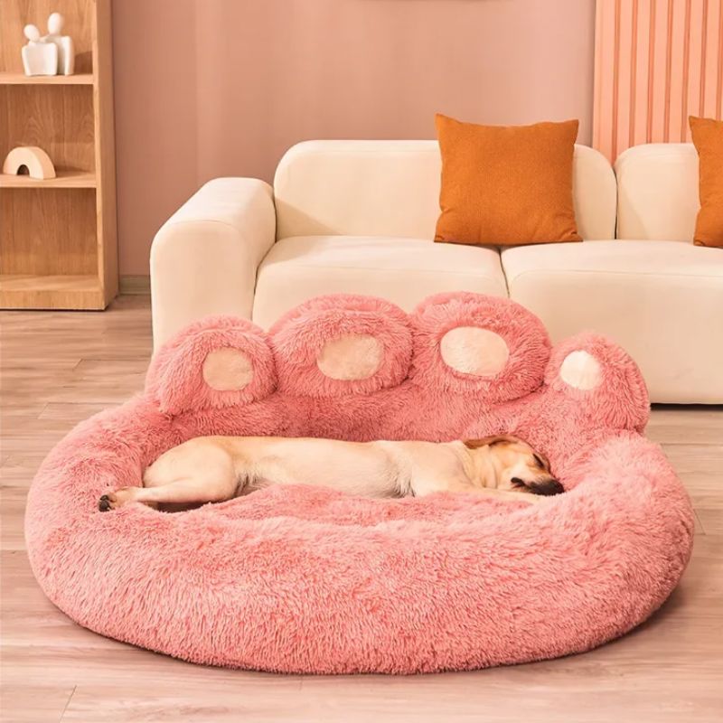 Lit pour Chien - FluffyDogBed™ - Rose - Dogscie