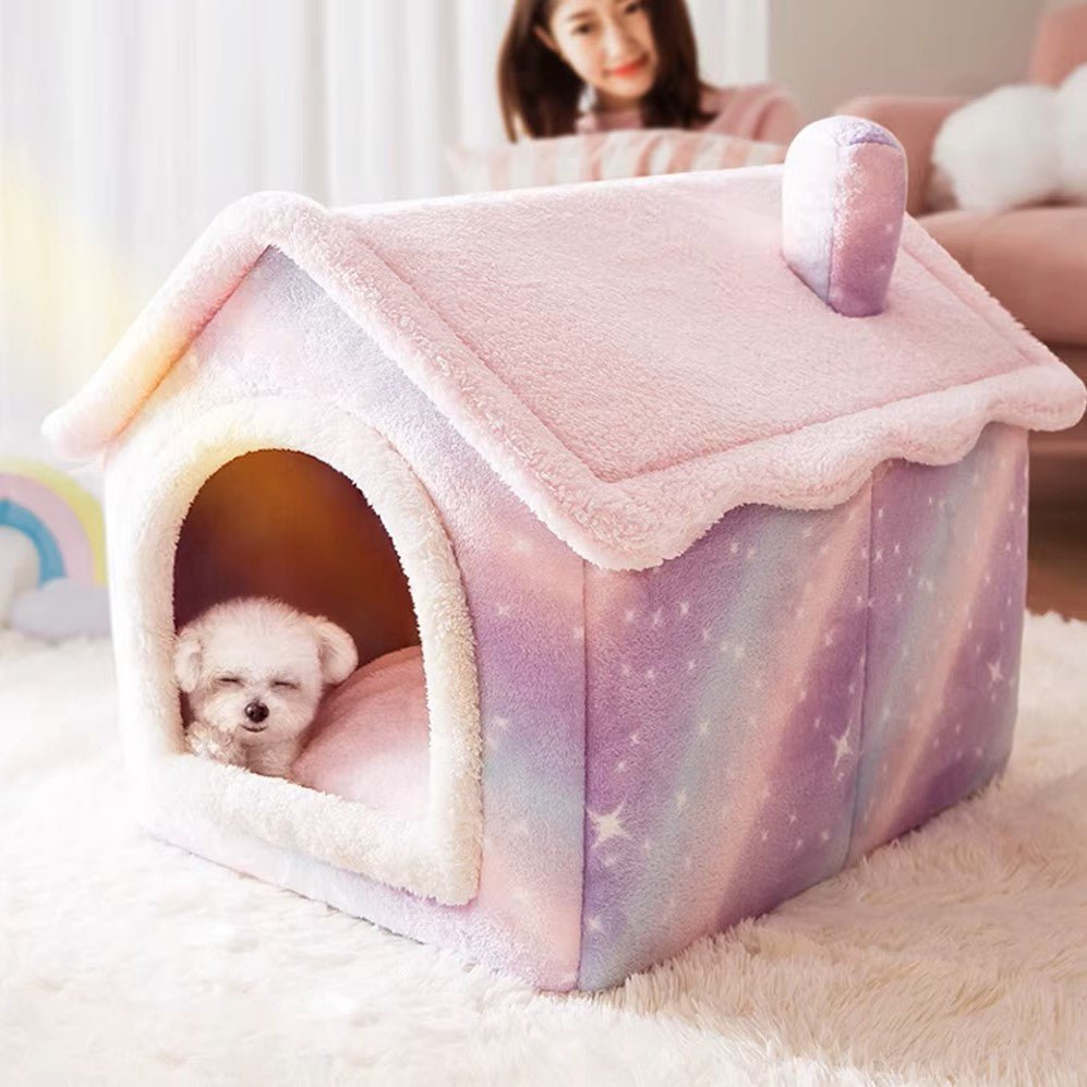 Niche Chien - ComfortableDogHouse™ - Étoile Arc - en - ciel - Dogscie