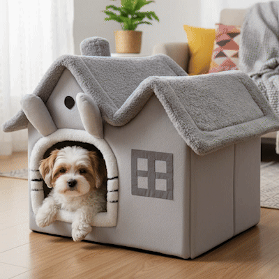 Niche pour chien | Confortable et Résistante