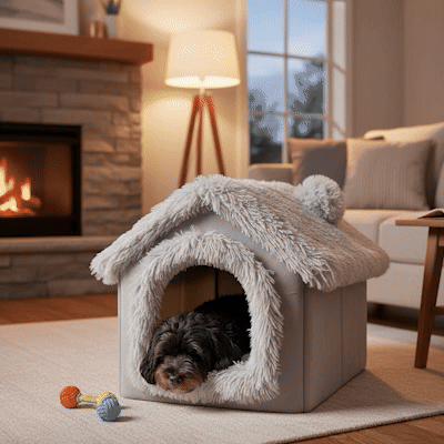 Niche pour chien /intérieur | Confortable Design