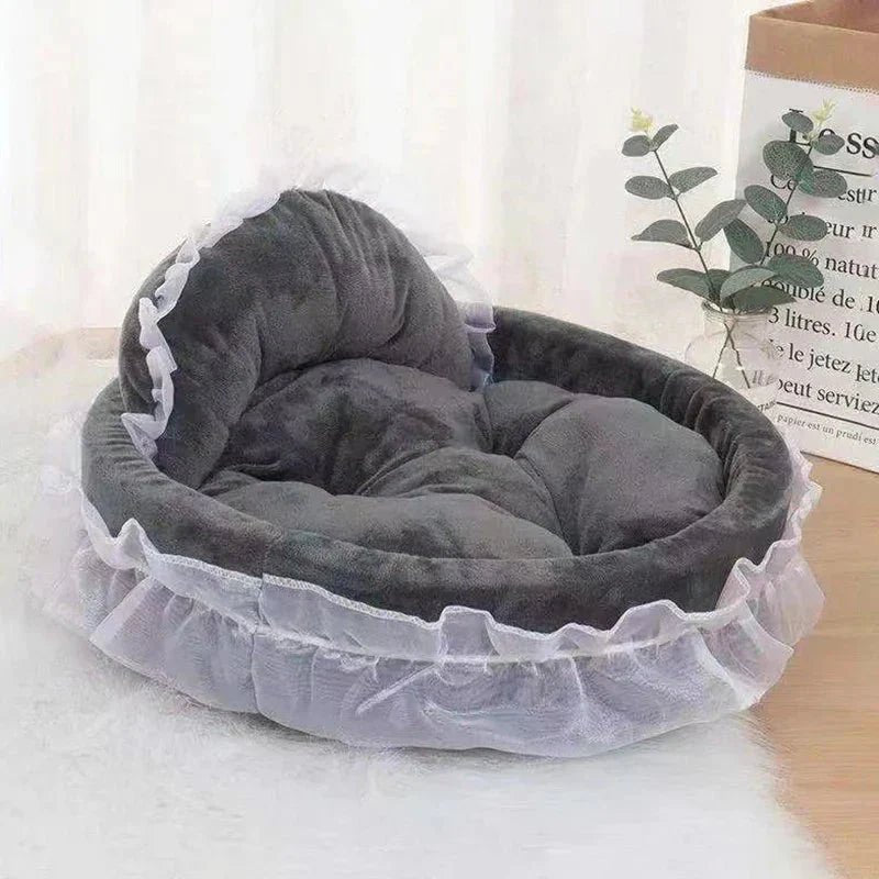 Lit Pour Chien - CuteLaceDogBed™ - Gris - Dogscie