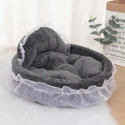 Lit Pour Chien - CuteLaceDogBed™ - Gris - Dogscie