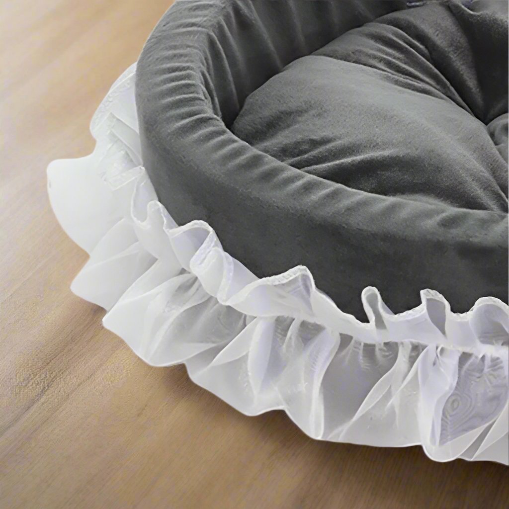 Lit Pour Chien - CuteLaceDogBed™ - Gris - Dogscie