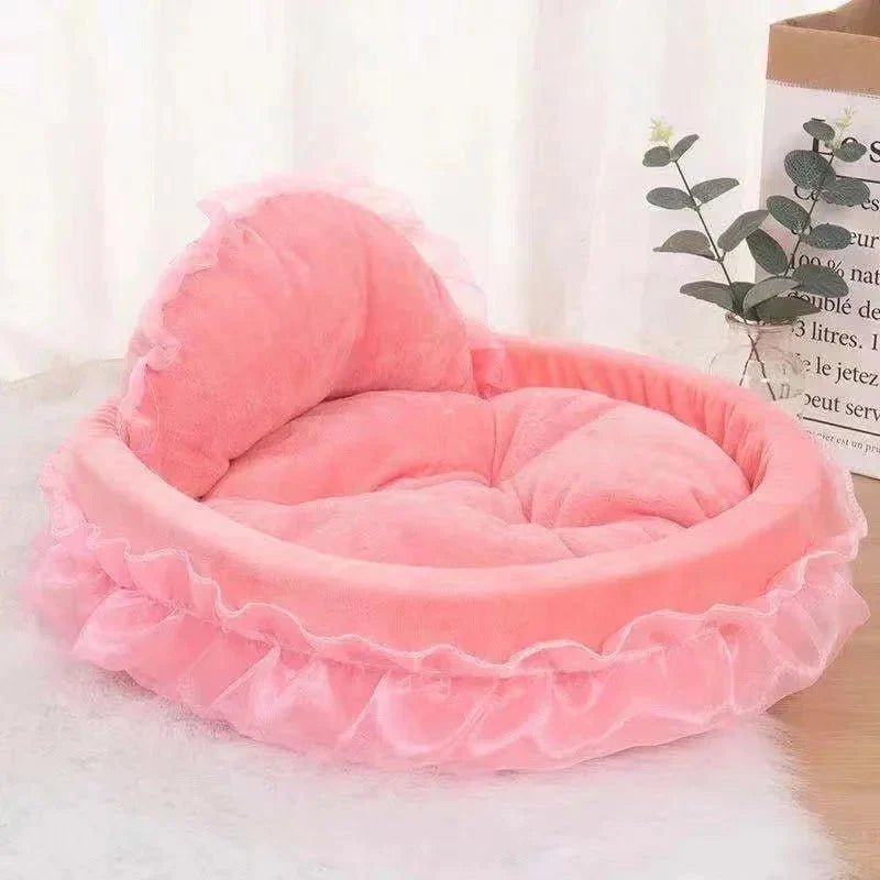 Lit Pour Chien - CuteLaceDogBed™ - Rose - Dogscie
