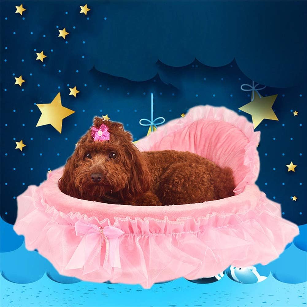 Lit Pour Chien - CuteLaceDogBed™ - Rose - Dogscie