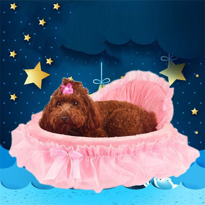 Lit Pour Chien - CuteLaceDogBed™ - Rose - Dogscie