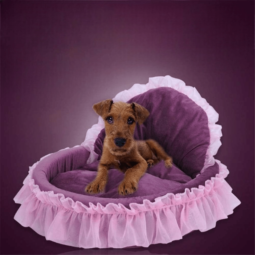 Lit Pour Chien - CuteLaceDogBed™ - Violet - Dogscie