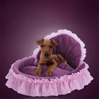 Lit Pour Chien - CuteLaceDogBed™ - Violet - Dogscie