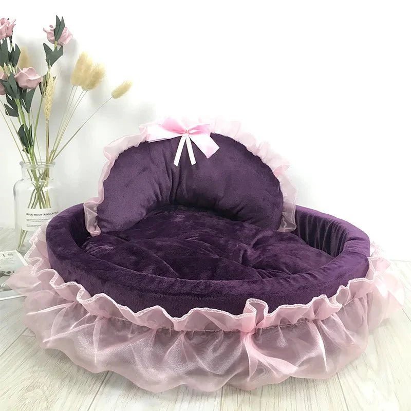 Lit Pour Chien - CuteLaceDogBed™ - Violet - Dogscie