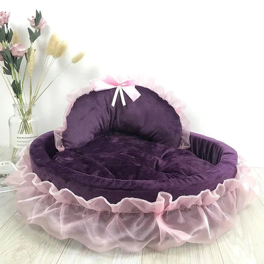 Lit Pour Chien - CuteLaceDogBed™ - Violet - Dogscie
