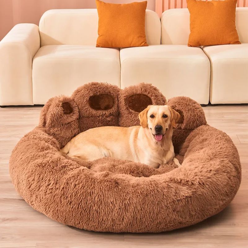 Lit pour Chien - FluffyDogBed™ - Café - Dogscie