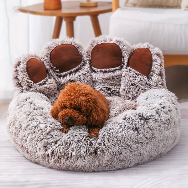 Lit pour Chien - FluffyDogBed™ - Café Dégradé - Dogscie