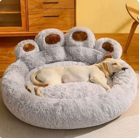 Lit pour Chien - FluffyDogBed™ - Gris - Dogscie
