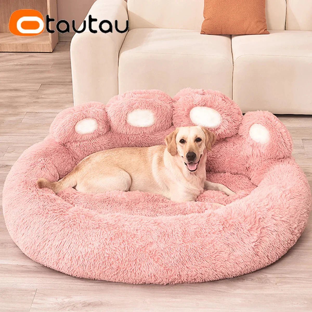 Lit pour Chien - FluffyDogBed™ - Rose - Dogscie