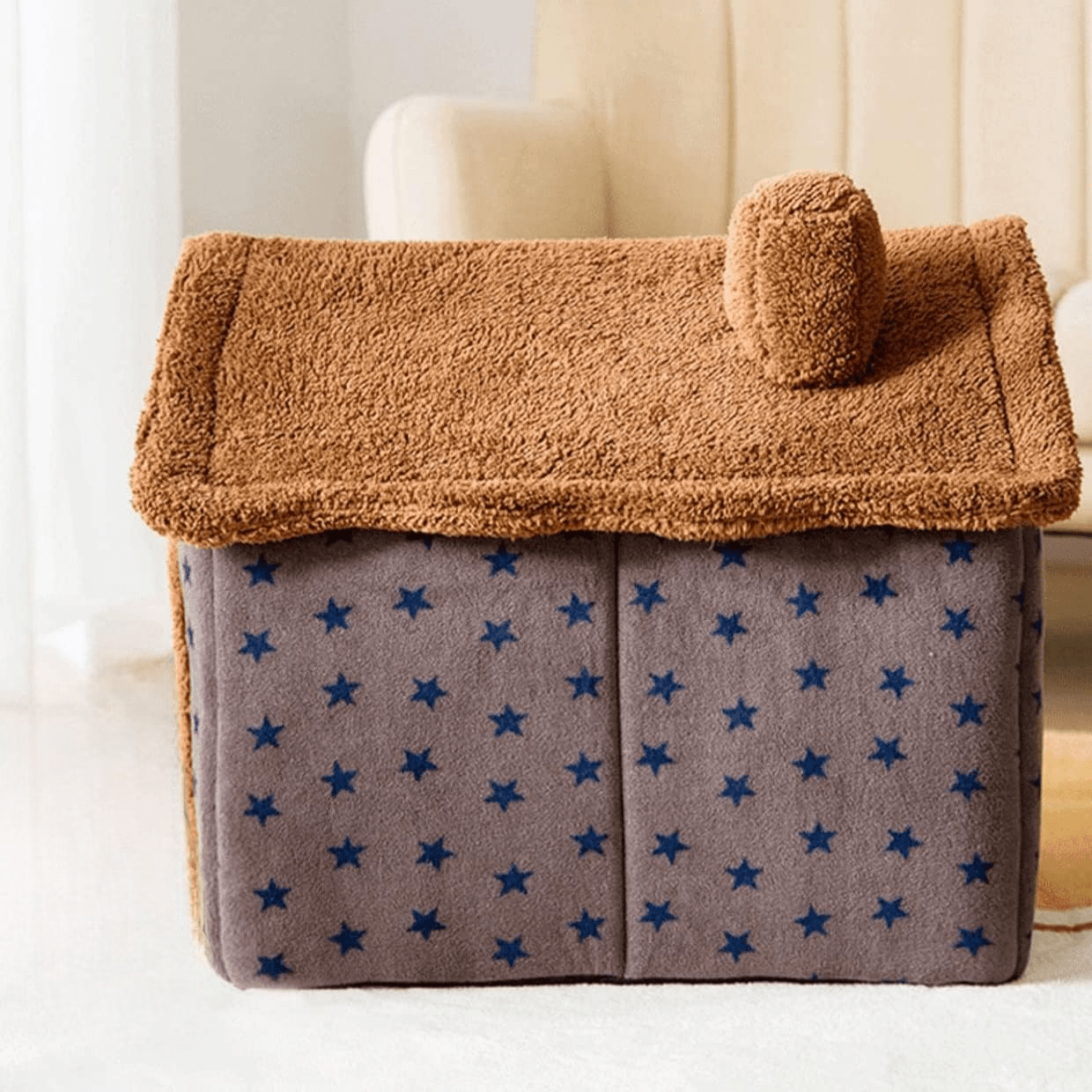 Niche Chien - ComfortableDogHouse™ - Café - Dogscie