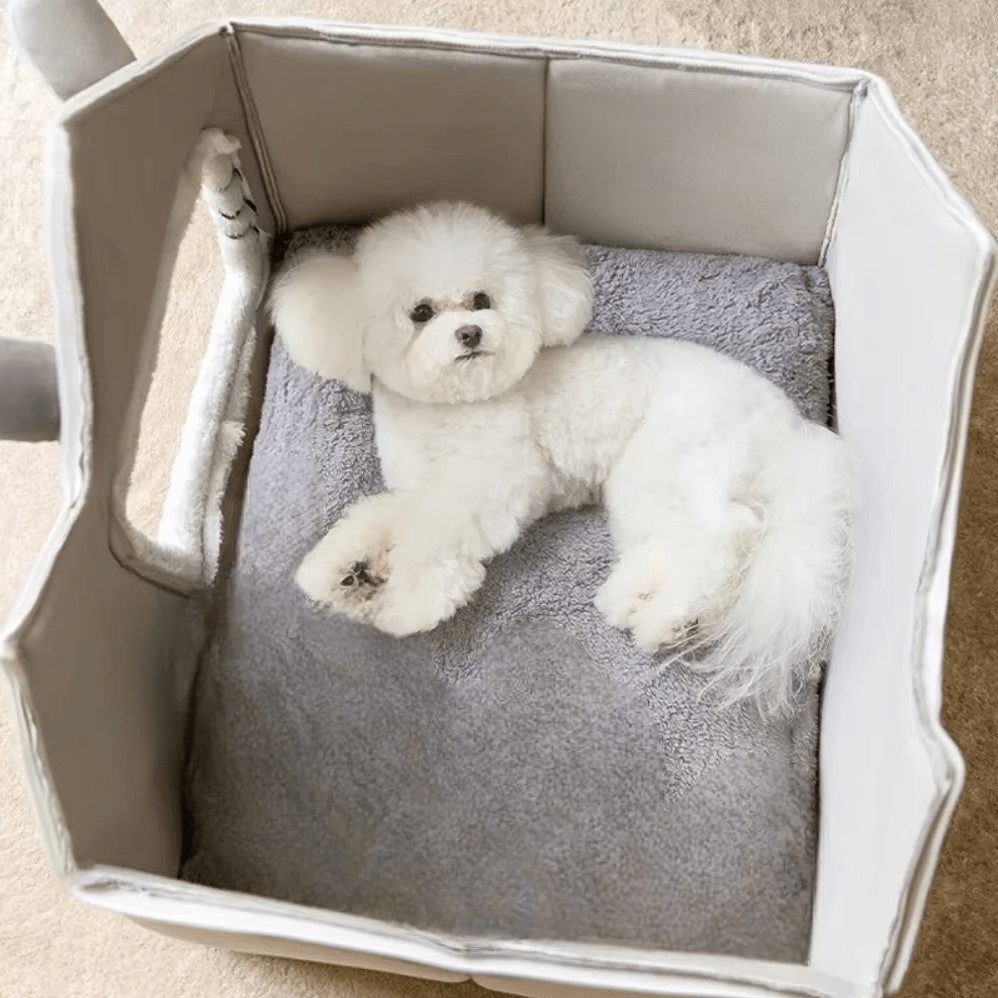 Niche Chien - ComfortableDogHouse™ - Gris Toiture Double - Dogscie