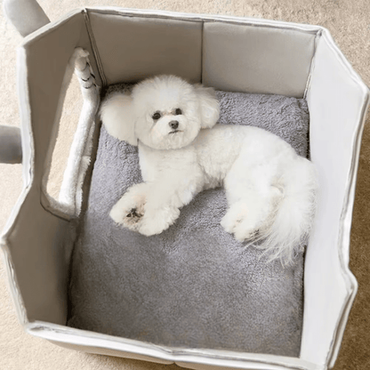 Niche Chien - ComfortableDogHouse™ - Gris Toiture Double - Dogscie