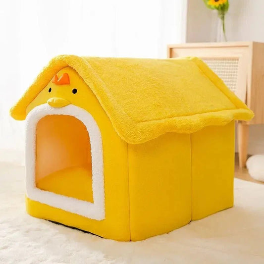 Niche Chien - ComfortableDogHouse™ - Jaune Poussin - Dogscie