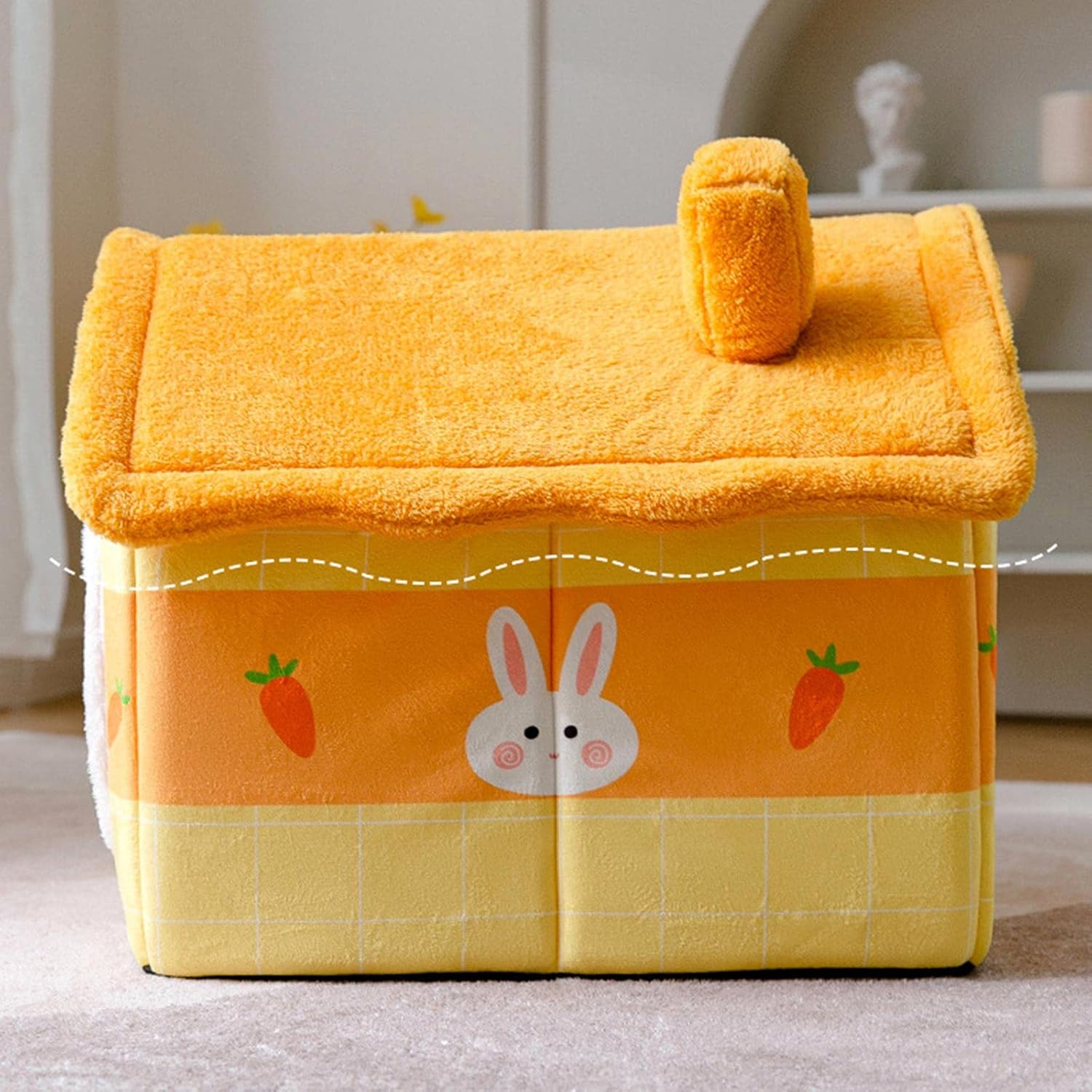 Niche Chien - ComfortableDogHouse™ - Orange Carotte - Dogscie