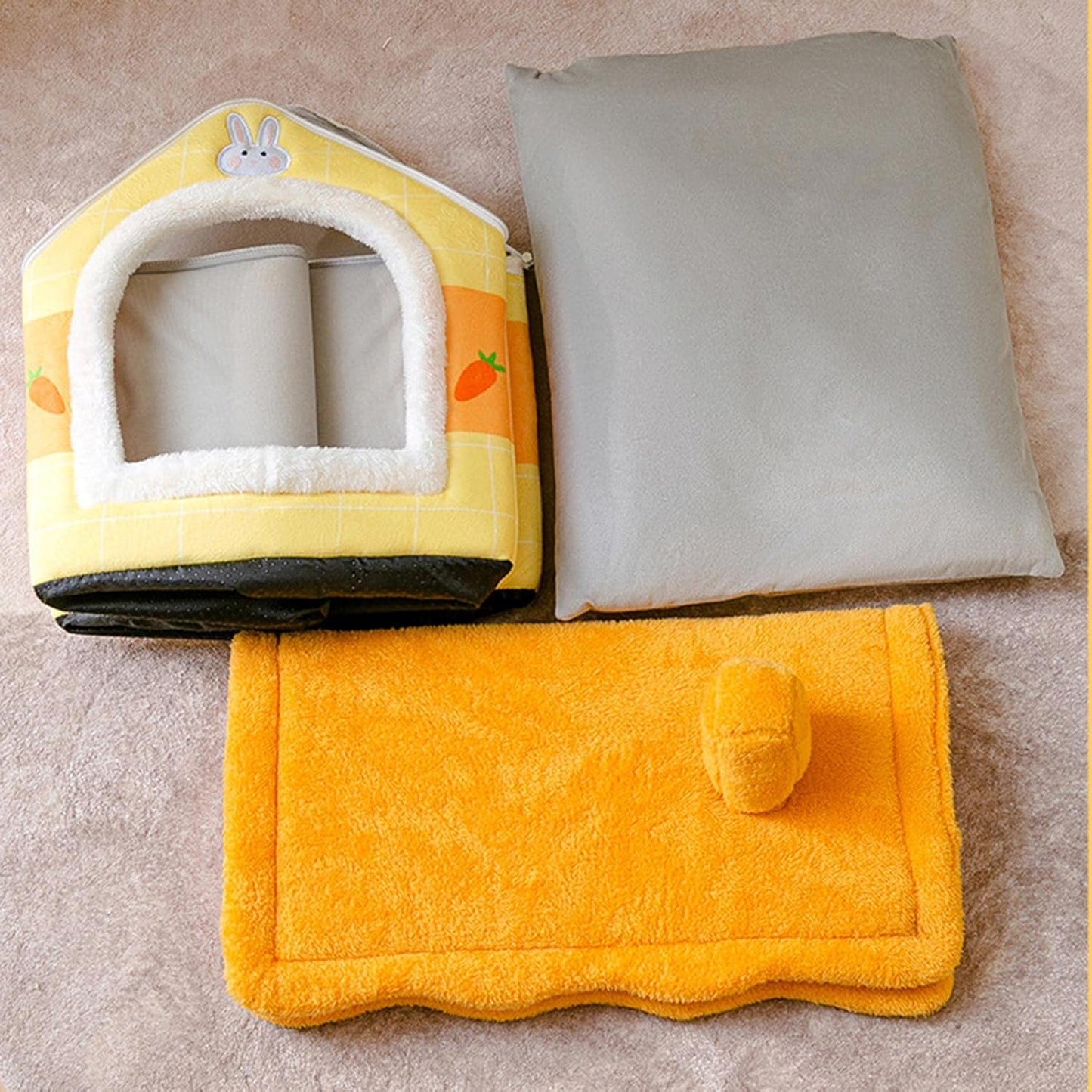 Niche Chien - ComfortableDogHouse™ - Orange Carotte - Dogscie