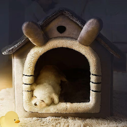 Niche Chien - ComfortableDogHouse™ - Toit simple gris - Dogscie