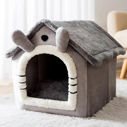 Niche Chien - ComfortableDogHouse™ - Toit simple gris - Dogscie