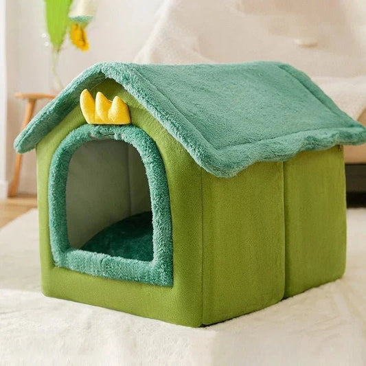 Niche Chien - ComfortableDogHouse™ - Vert Dinosaure - Dogscie