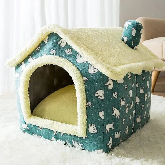 Niche Chien - ComfortableDogHouse™ - Vert Ours - Dogscie