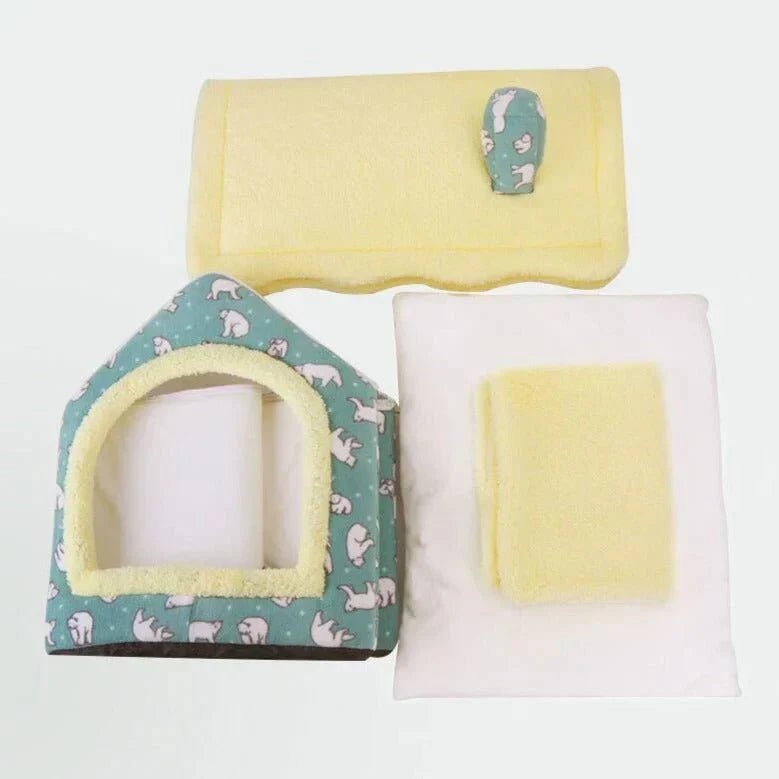 Niche Chien - ComfortableDogHouse™ - Vert Ours - Dogscie