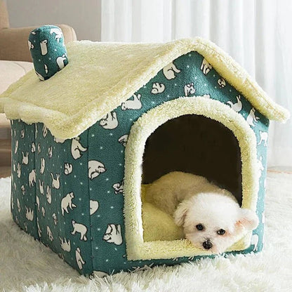 Niche Chien - ComfortableDogHouse™ - Vert Ours - Dogscie