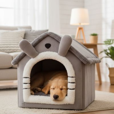 Niche pour chien intérieur | Confortable et Résistante - Dogscie